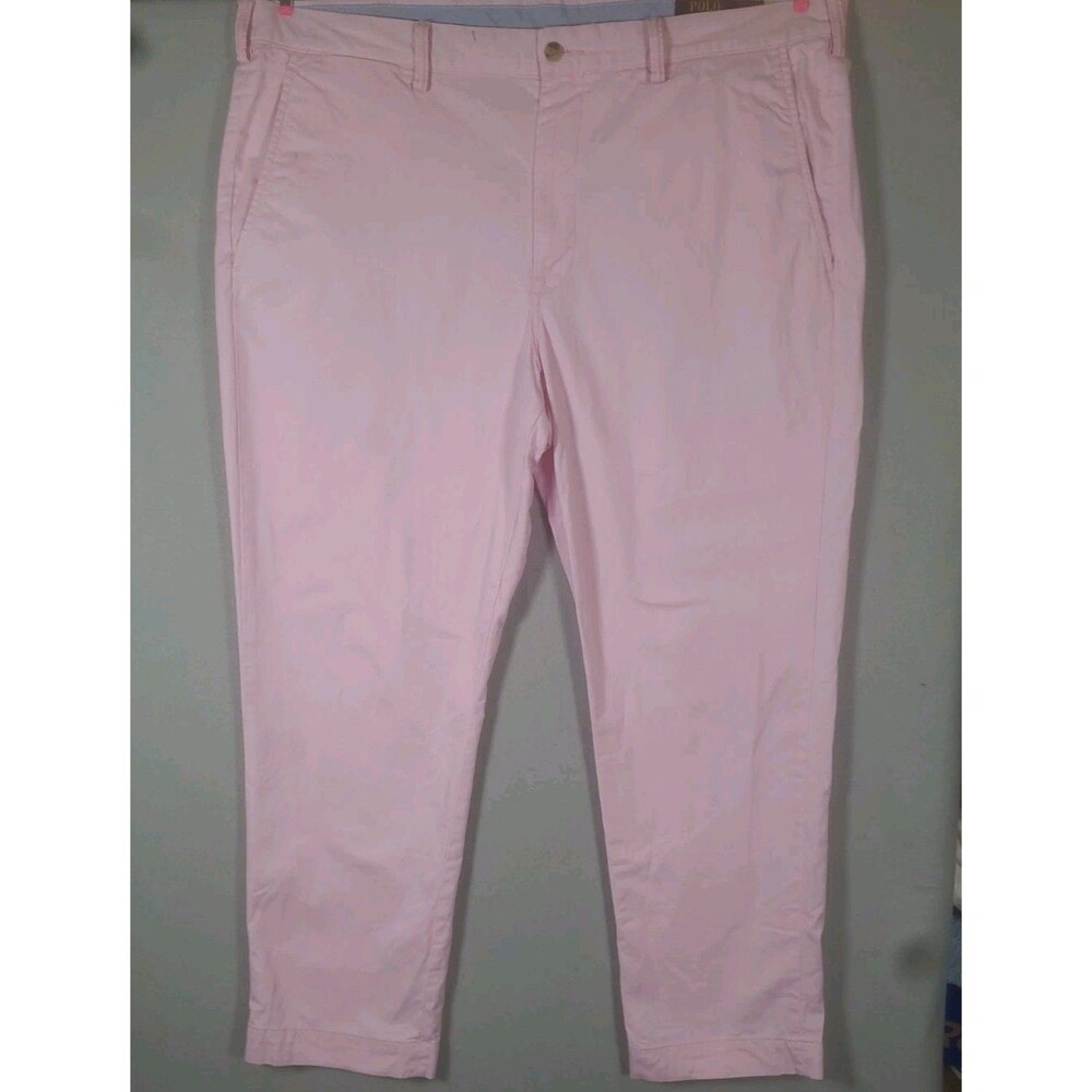 Polo Ralph Lauren Pants Mens 40x30 (40x29) Pink Classic Fit Stretch Cotton Chino